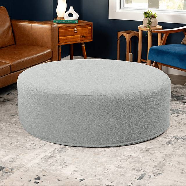 Bevina II Silver Large Ottoman - Thumbnail - Image 4
