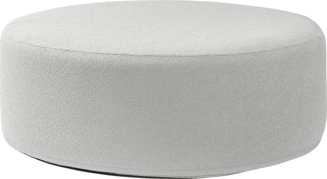 Bevina II Silver Large Ottoman - Thumbnail - Image 1