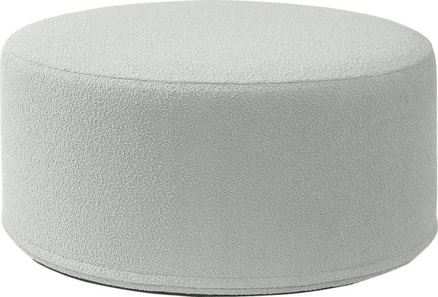 Bevina II Silver Ottoman - Thumbnail - Image 1