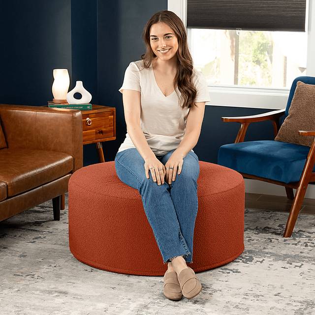 Bevina II Terracotta Ottoman - Thumbnail - Image 4