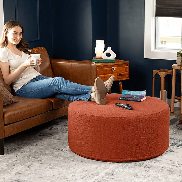 Bevina II Terracotta Ottoman - Thumbnail - Image 6