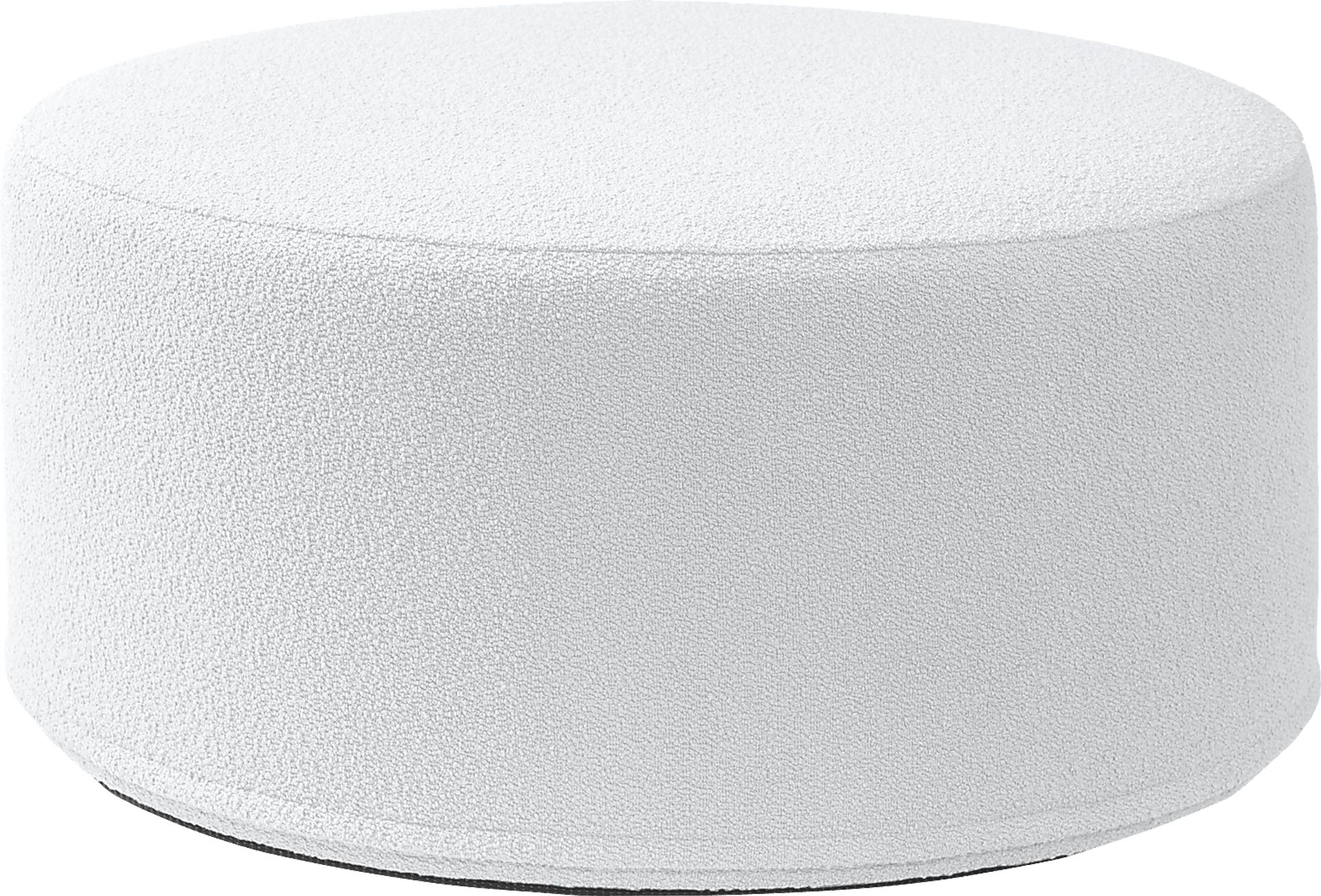 Bevina II White Ottoman - Image 1