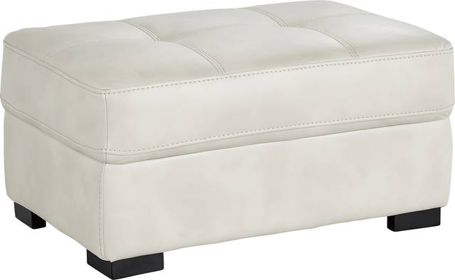 Bexley Square Cream Ottoman - Thumbnail - Image 1
