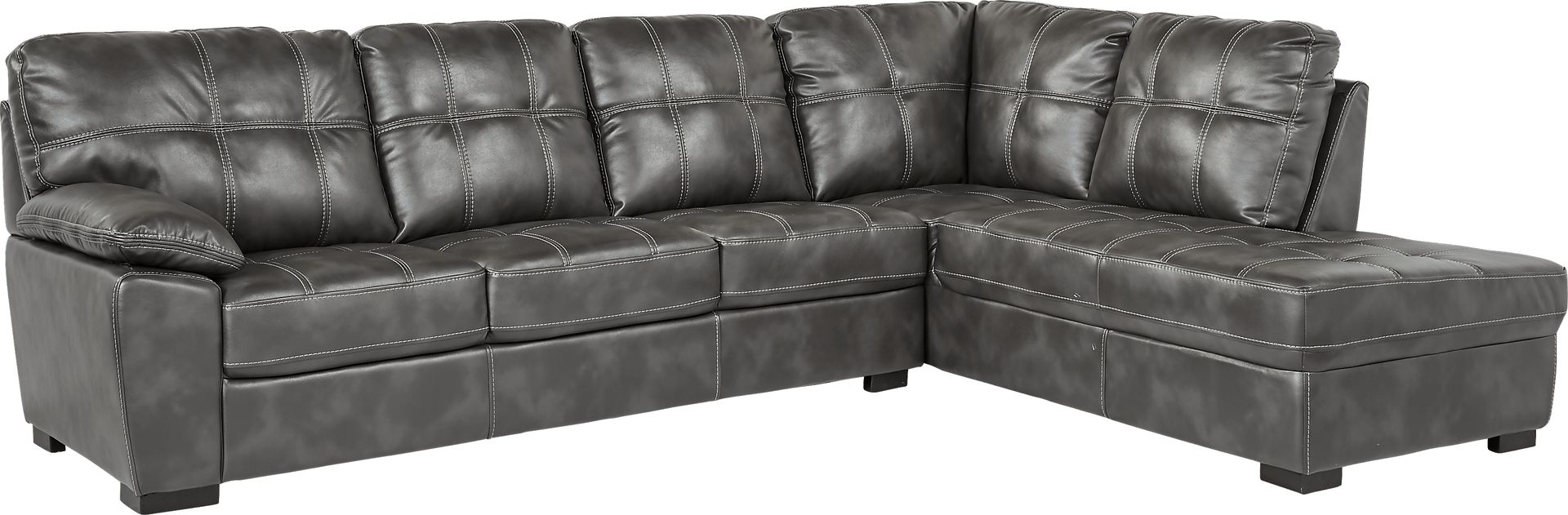 Bexley Square Slate 2 Pc Sectional - Image 1
