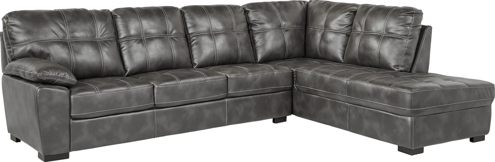 Bexley Square Slate 2 Pc Sectional - Image 1