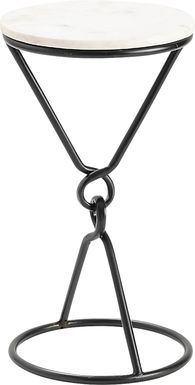 Beyette White Accent Table