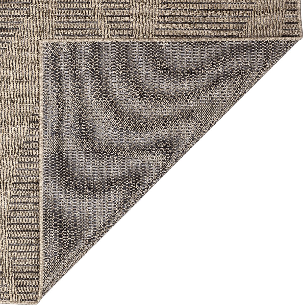 Beykos Taupe Beige Outdoor Rugs | Rooms to Go
