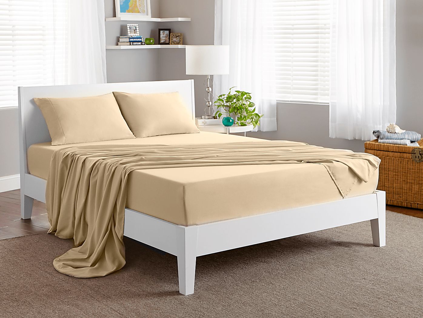 Bedgear Bg Basic Sand Beige Sheet Sets | Rooms To Go