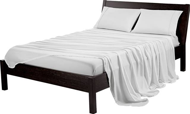 Bedgear Basic Bright White 4 Pc Full Bed Sheet Set - Thumbnail - Image 4