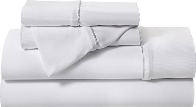 Bedgear Basic Bright White 4 Pc Full Bed Sheet Set - Thumbnail - Image 1