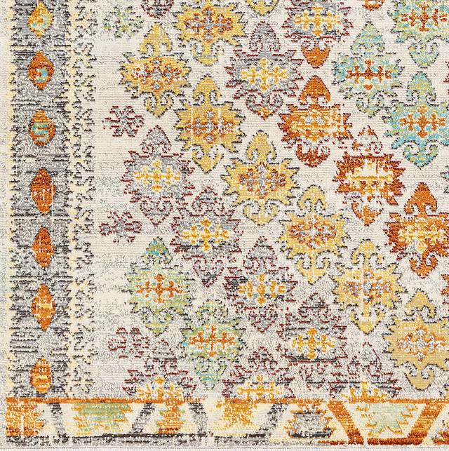 Biana Orange 8'10 x 12' Indoor/Outdoor Rug - Thumbnail - Image 2