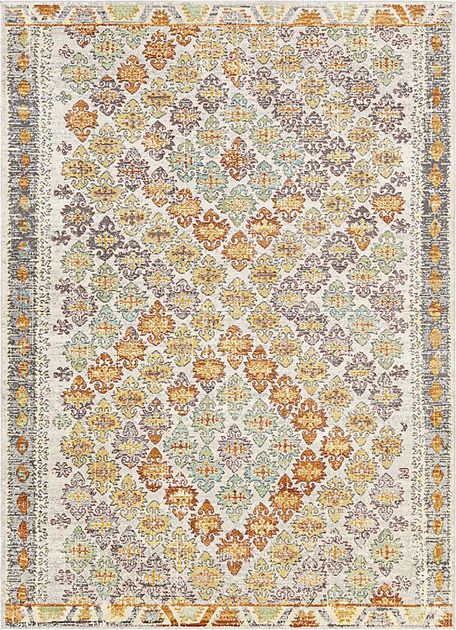 Biana Orange 8'10 x 12' Indoor/Outdoor Rug - Thumbnail - Image 1