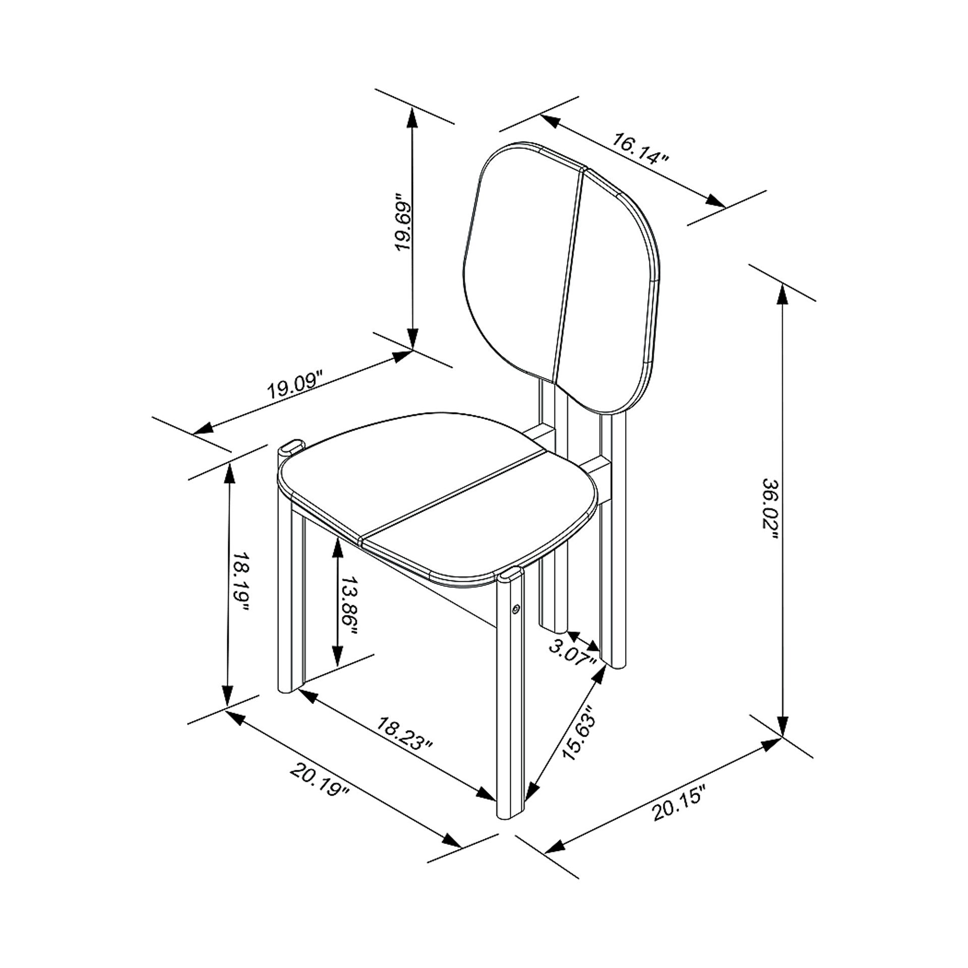 Bickleigh White Dining Chair, Set of 2 - Image 12