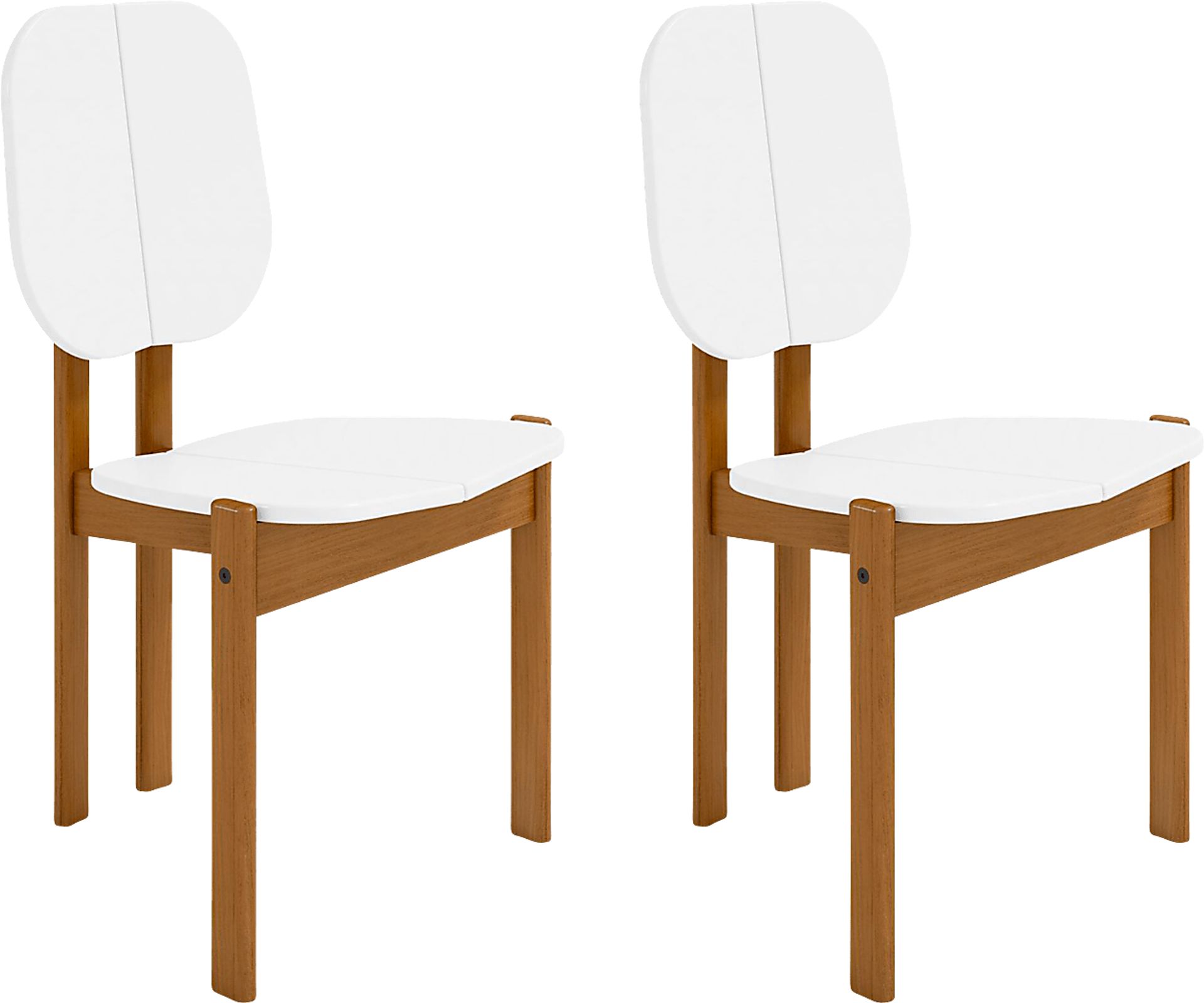 Bickleigh White Dining Chair, Set of 2 - Image 1