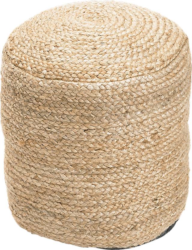 Bickler Natural Pouf - Thumbnail - Image 1