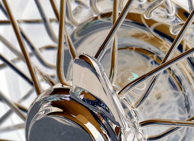 Bicycle Wheel Brown Artwork - Thumbnail - Image 1