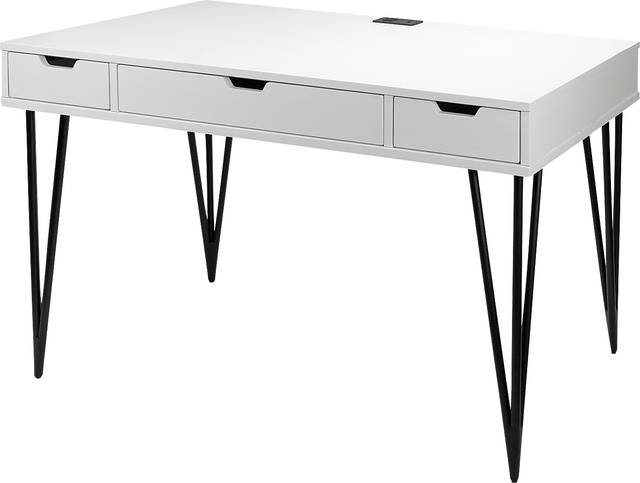 Biddison White Desk - Thumbnail - Image 1