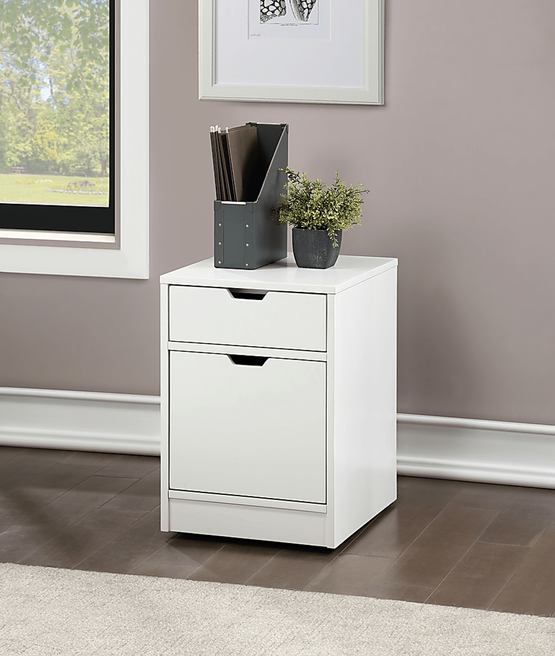 Biddison White File Cabinet - Image 2
