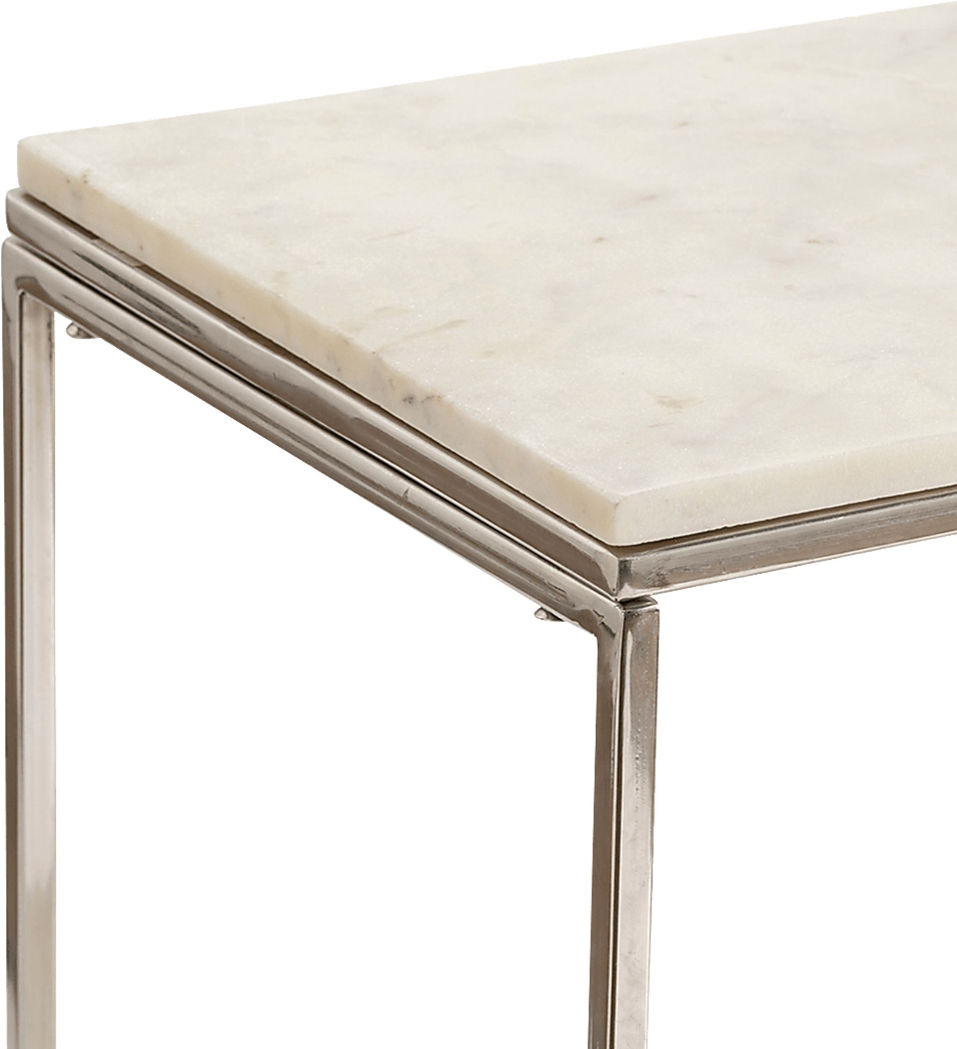 Biddleson White Sofa Table - Image 3