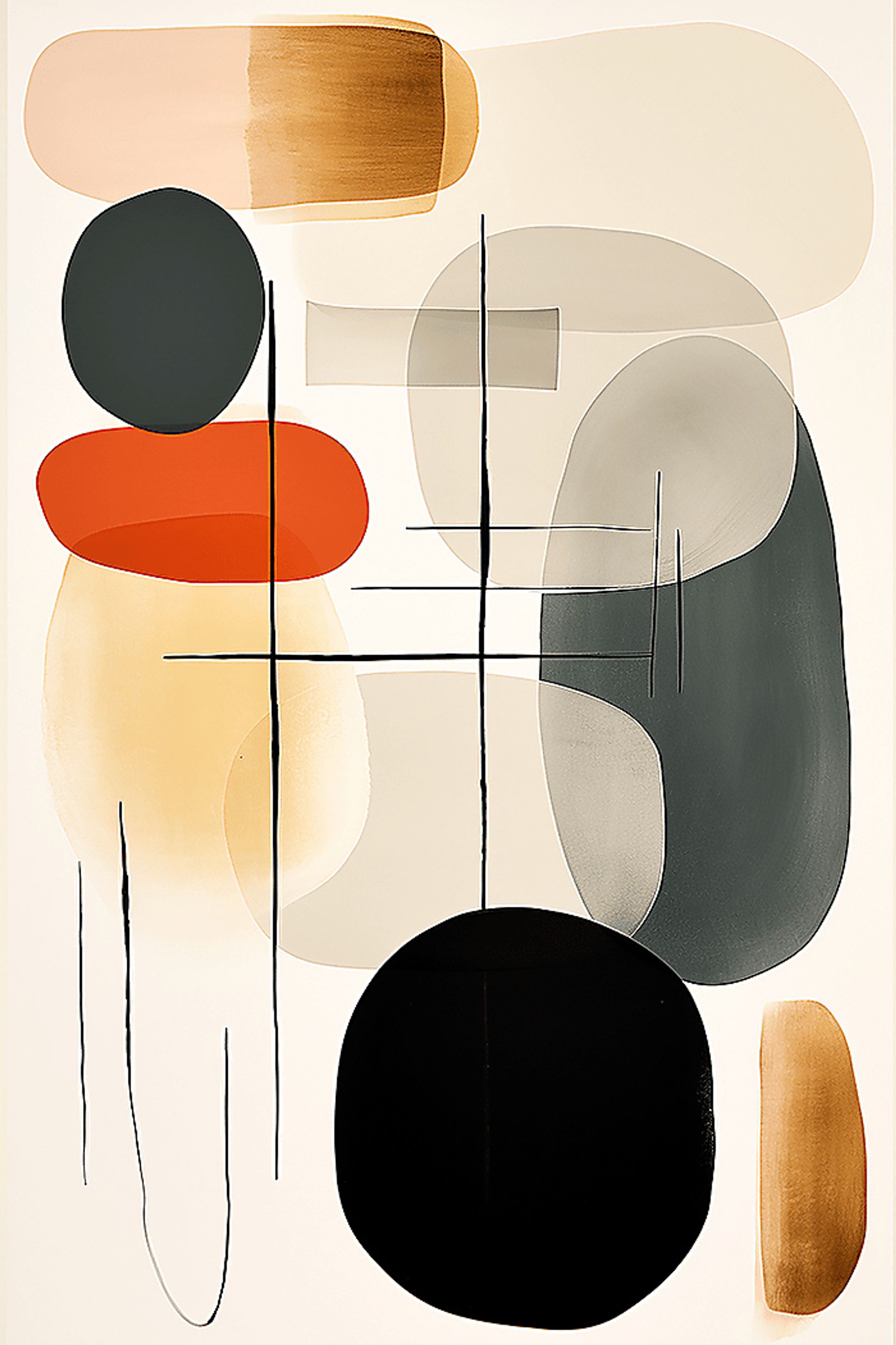 Bidefore Beige Artwork - Image 1