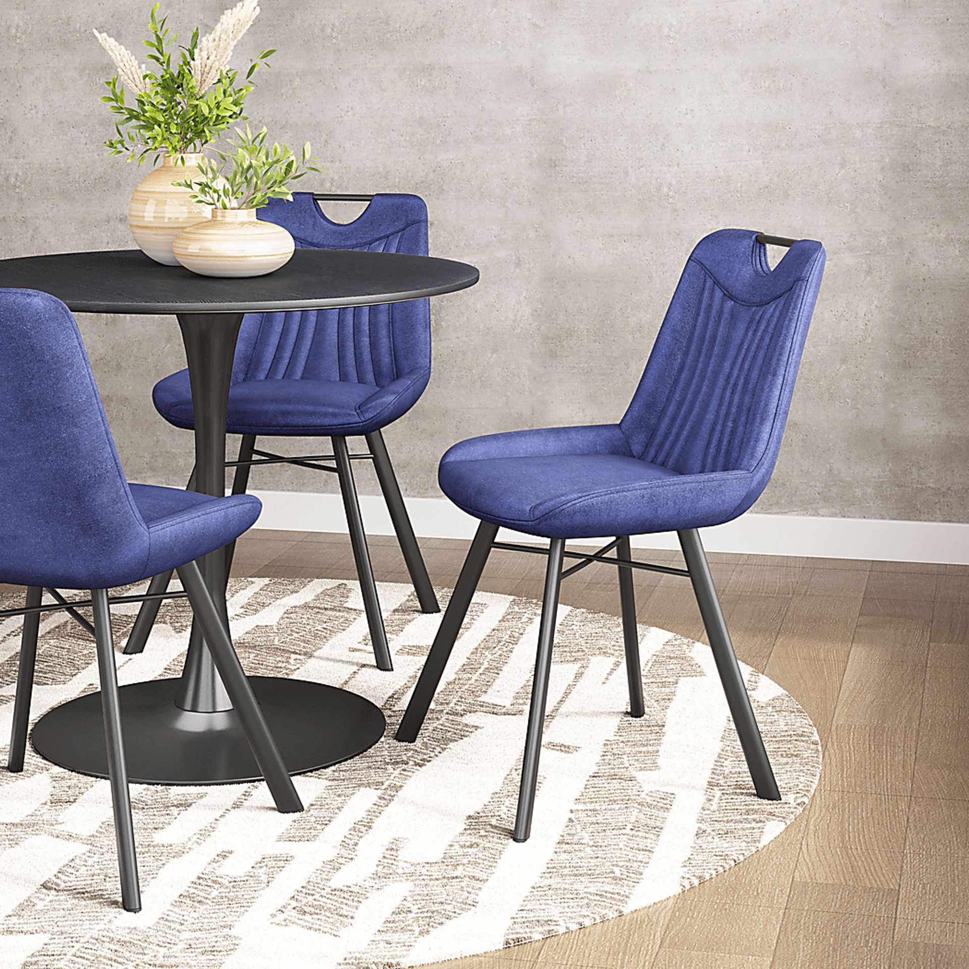 Bidelle Blue Dining Chair, Set of 2 - Image 2