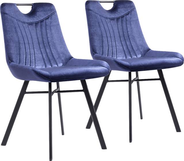 Bidelle Blue Dining Chair, Set of 2 - Thumbnail - Image 1
