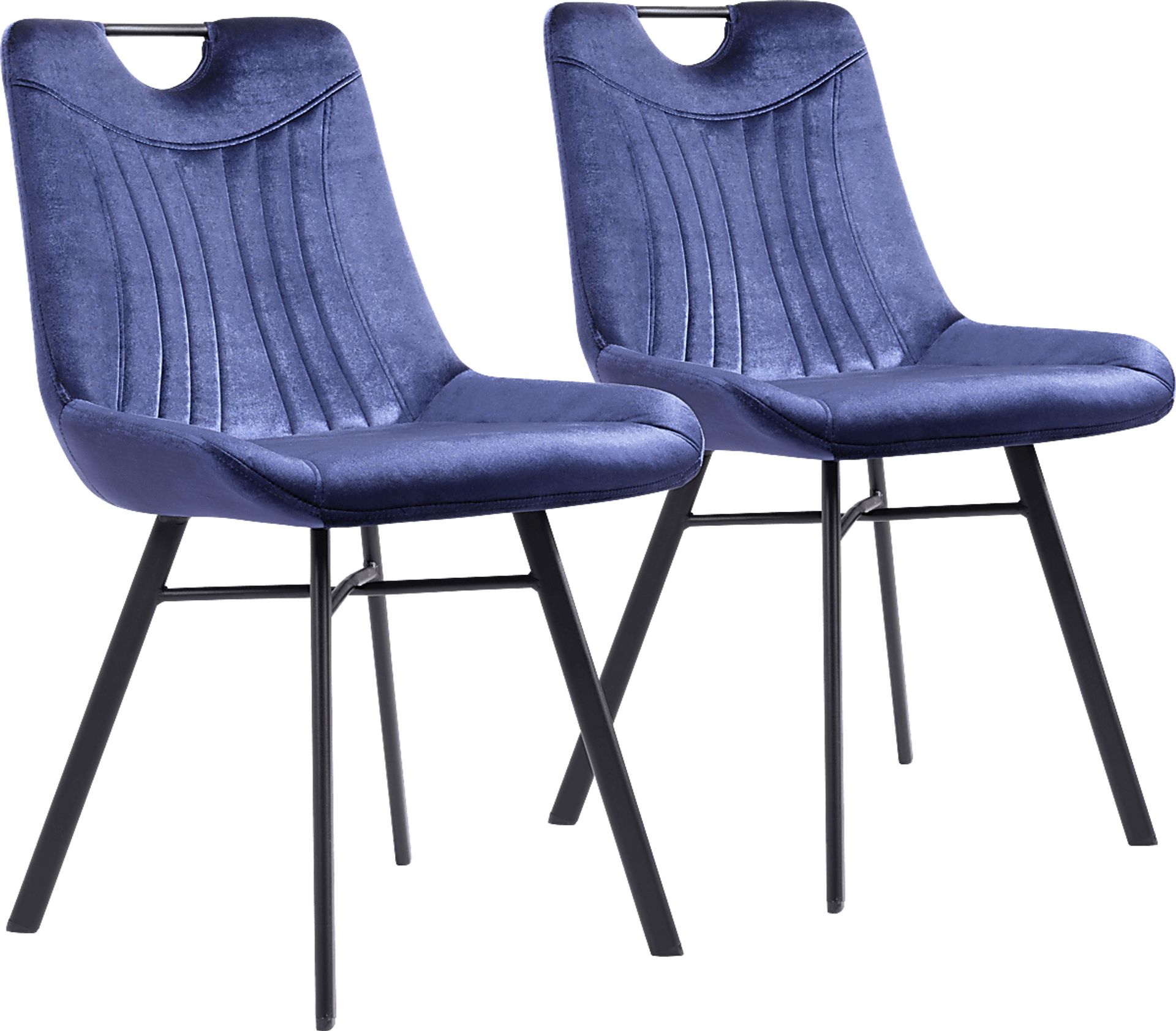 Bidelle Blue Dining Chair, Set of 2 - Image 1
