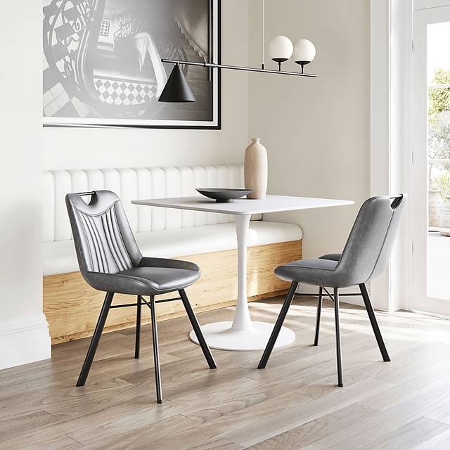 Bidelle Gray Dining Chair, Set of 2 - Thumbnail - Image 2