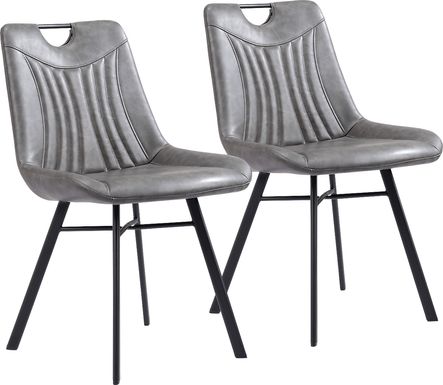 Bidelle Gray Dining Chair, Set of 2