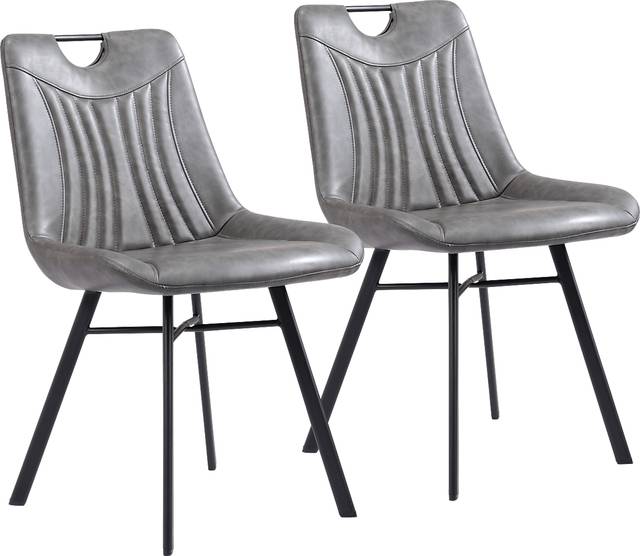 Bidelle Gray Dining Chair, Set of 2 - Thumbnail - Image 1