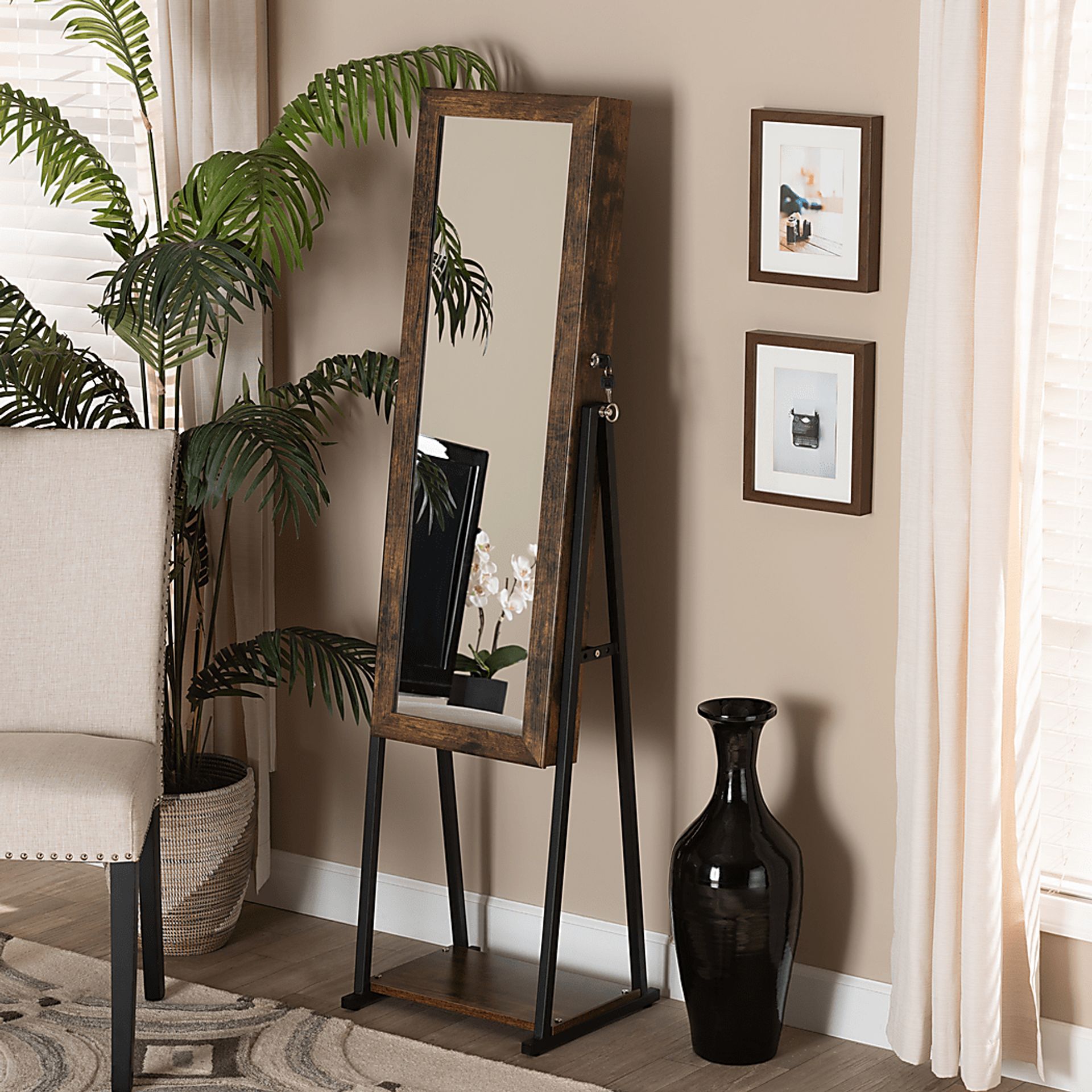 Biegler Brown Jewelry Armoire - Image 2