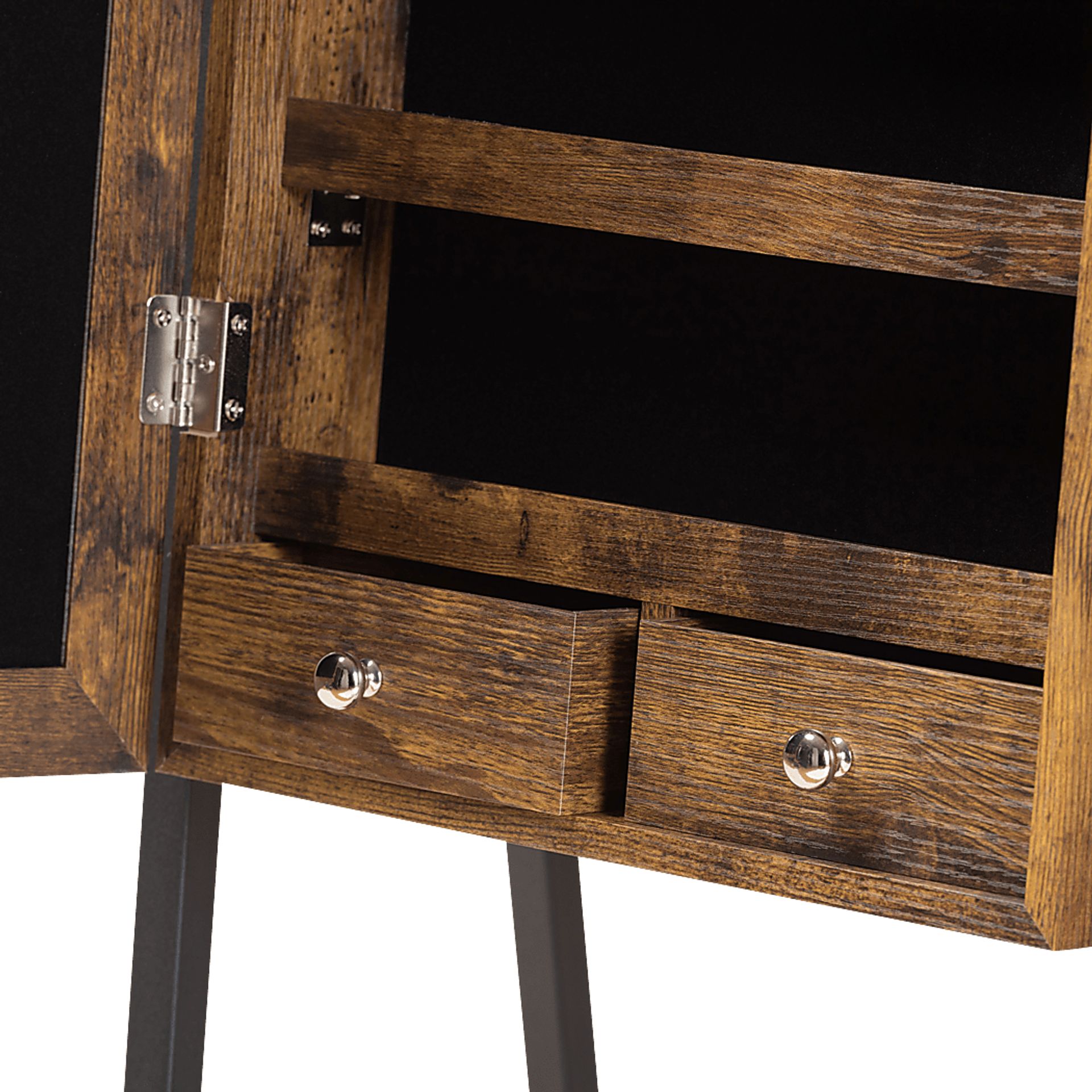 Biegler Brown Jewelry Armoire - Image 5