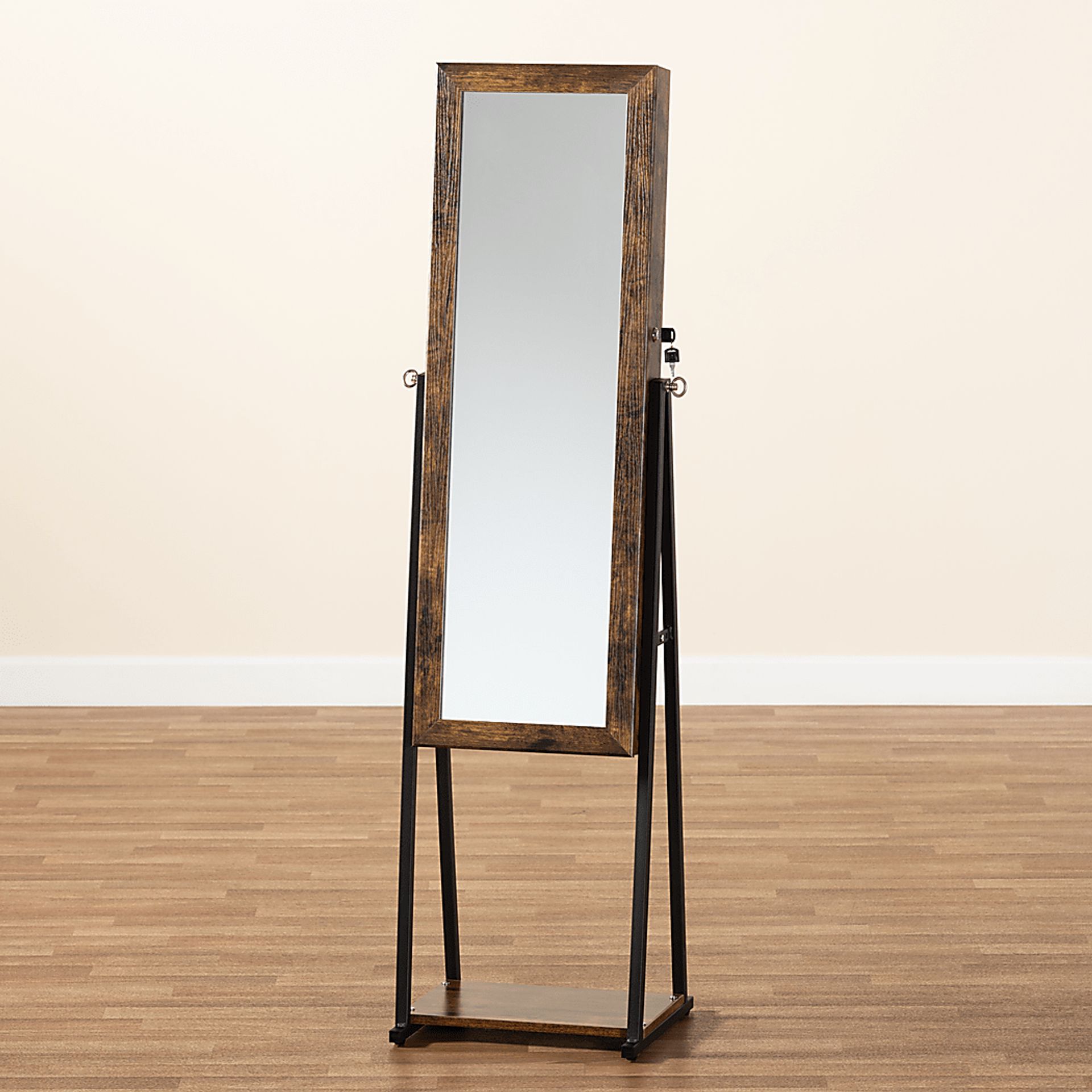 Biegler Brown Jewelry Armoire - Image 8