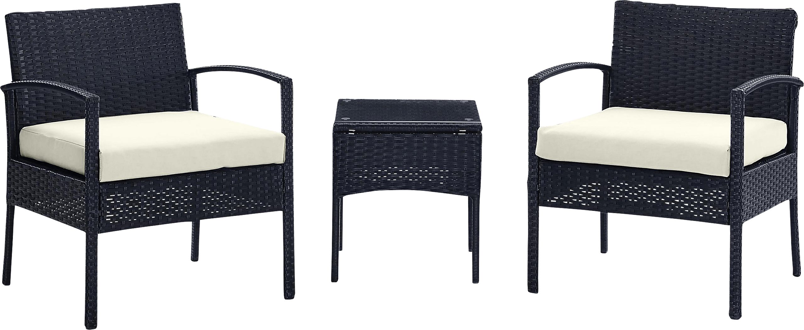 Biehly Cream 3 Pc Chat Set