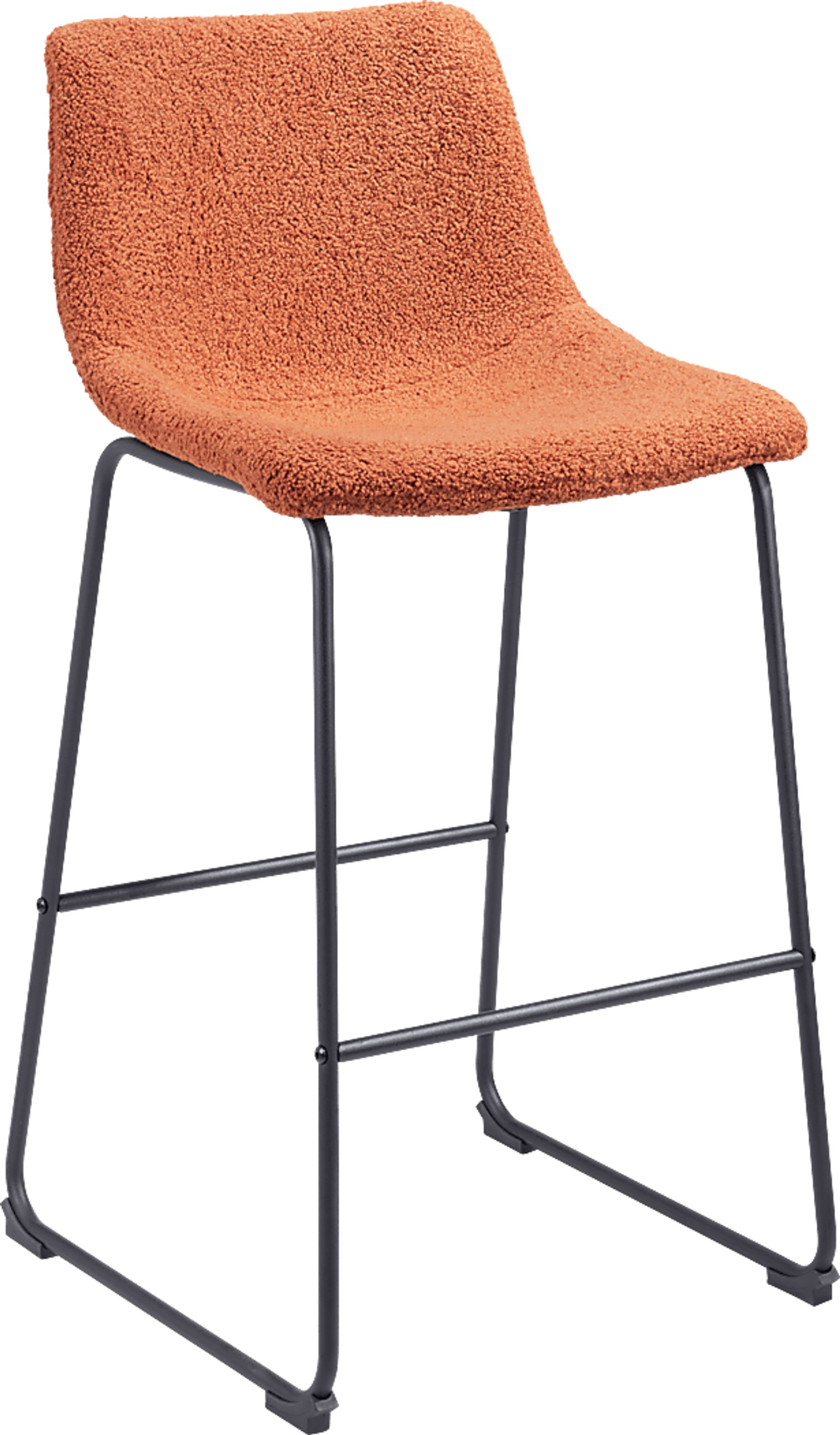 Bieless Orange Barstool, Set of 2 - Image 3