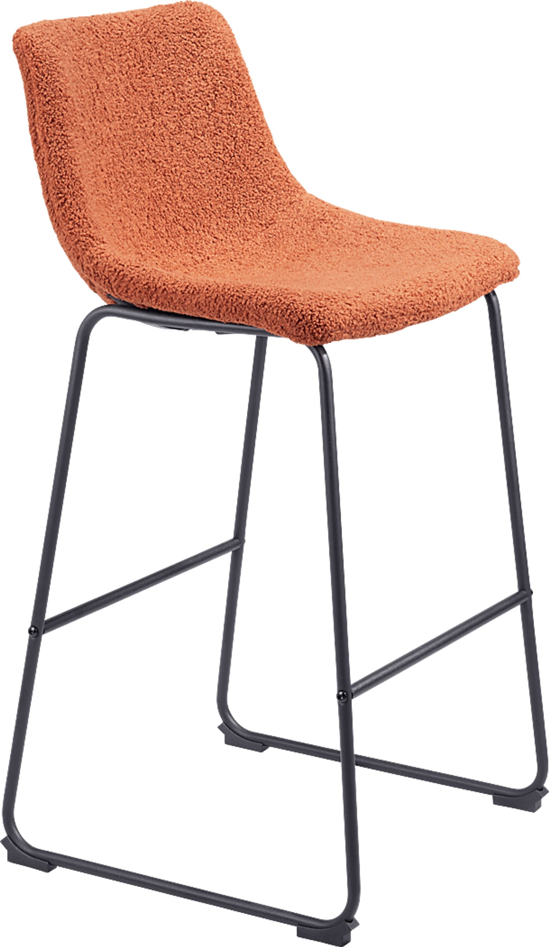 Bieless Orange Barstool, Set of 2 - Image 4