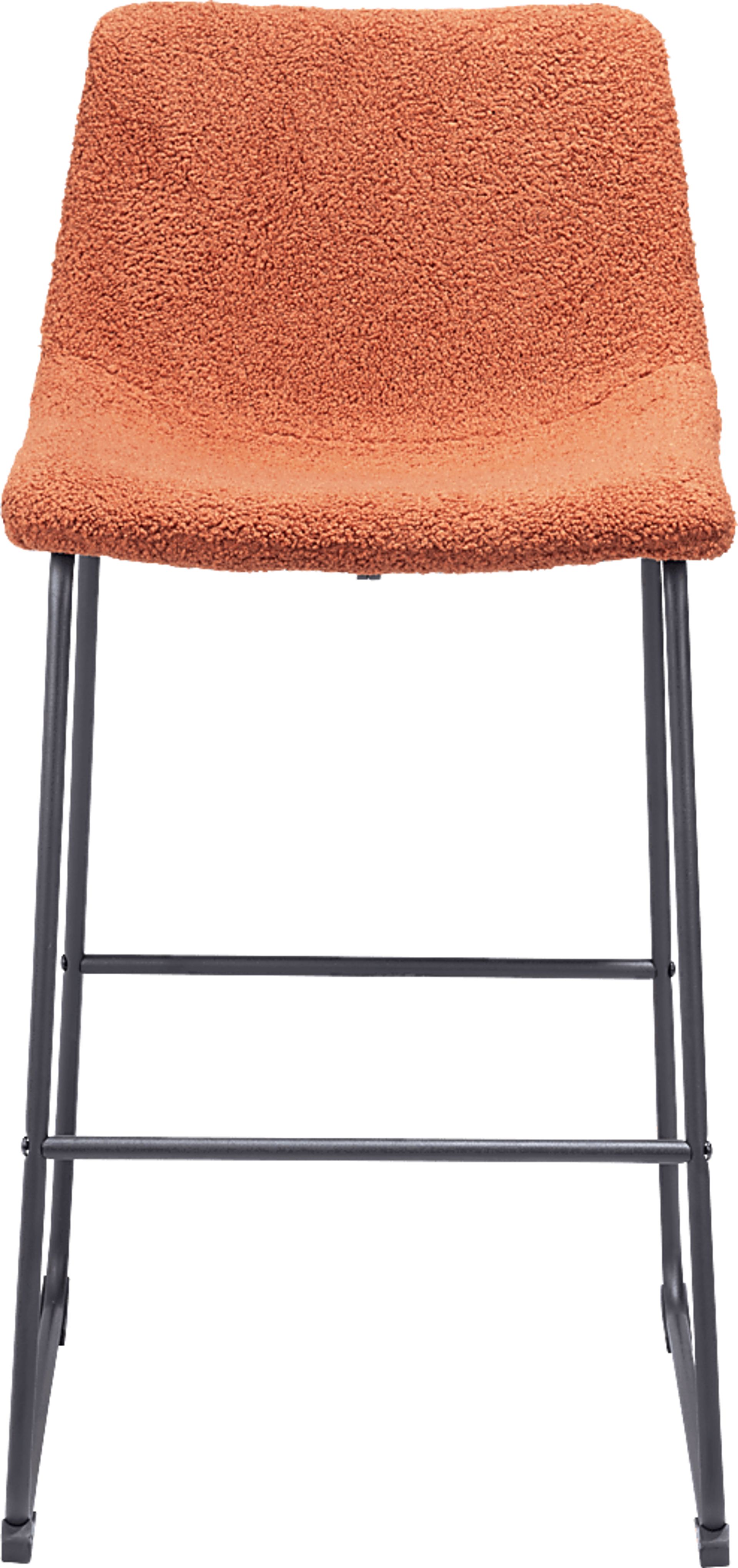 Bieless Orange Barstool, Set of 2 - Image 5