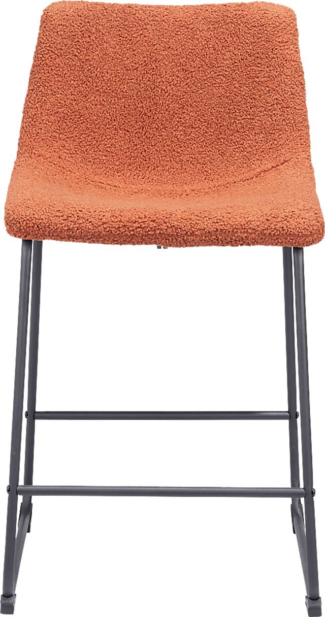 Bieless Orange Counter Height Stool, Set of 2 - Thumbnail - Image 5