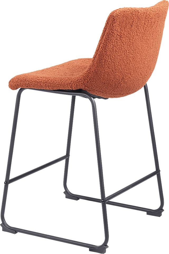 Bieless Orange Counter Height Stool, Set of 2 - Thumbnail - Image 7