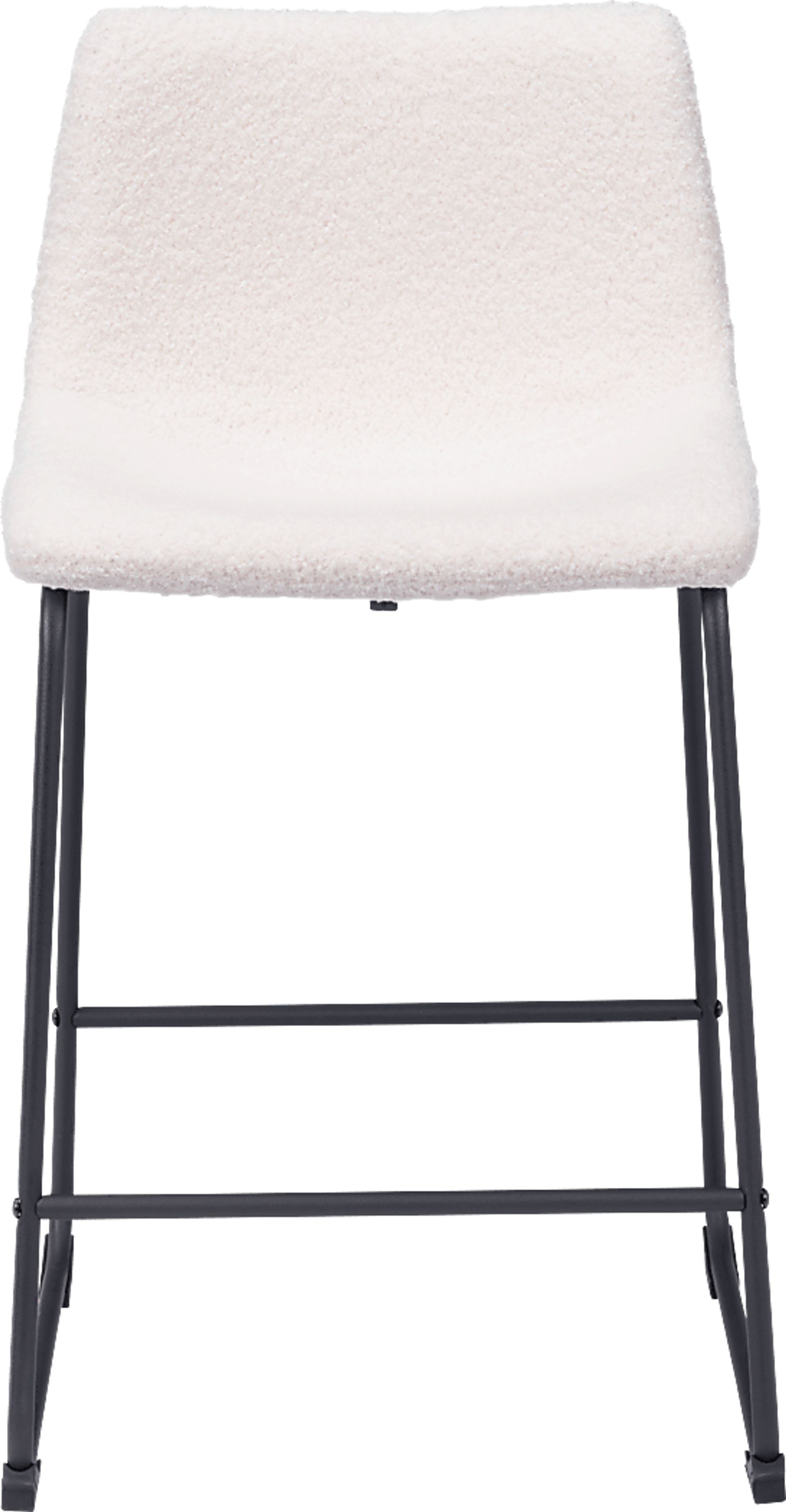 Bieless White Counter Height Stool, Set 2 - Image 4