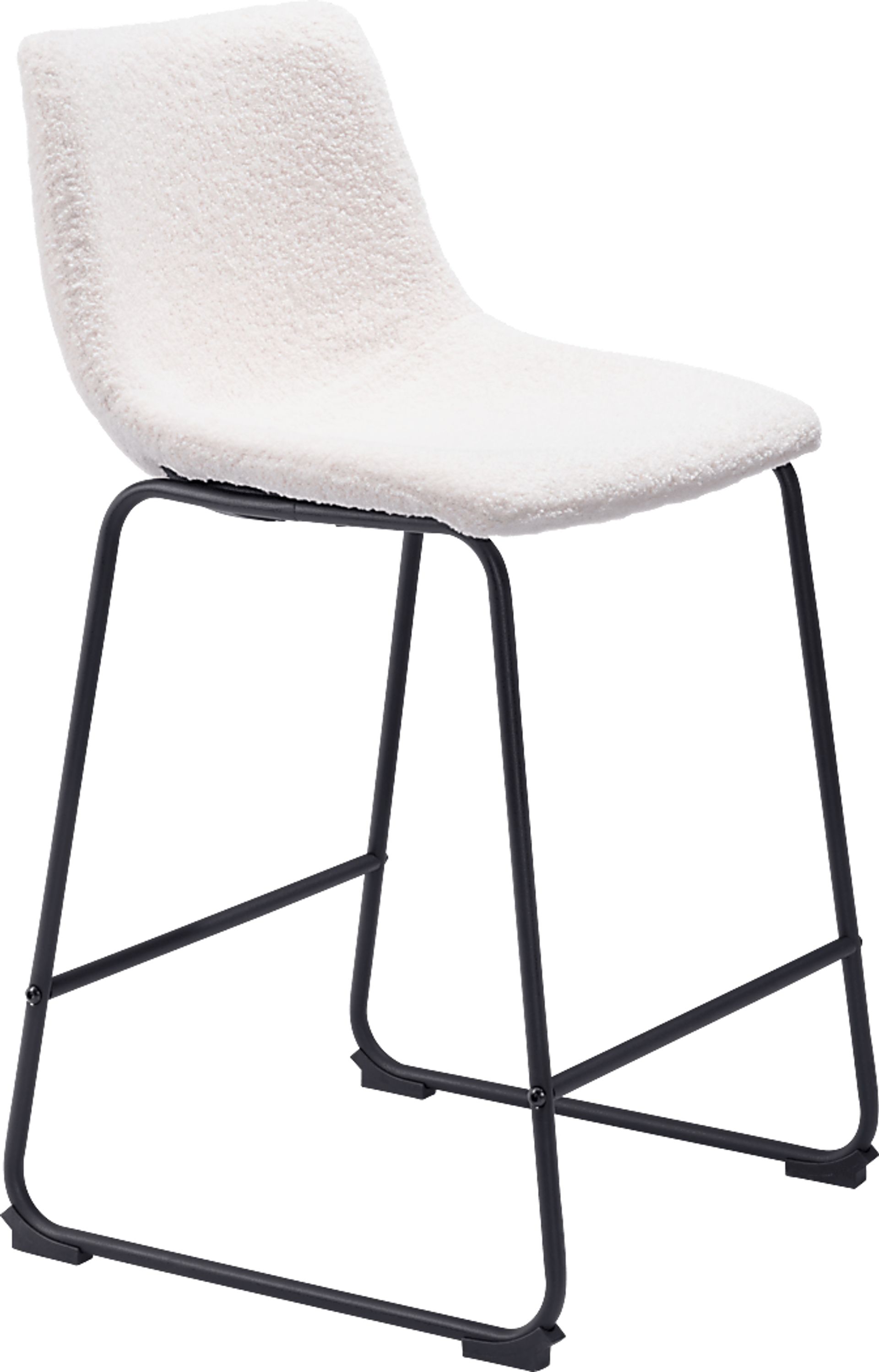 Bieless White Counter Height Stool, Set 2 - Image 5
