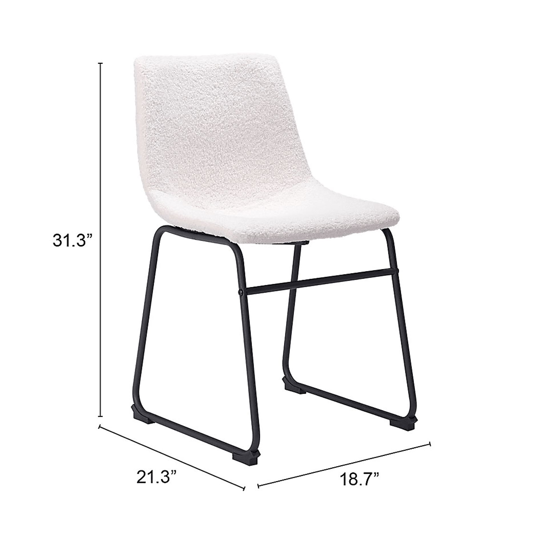 Bieless White Side Chair, Set of 2 - Image 10