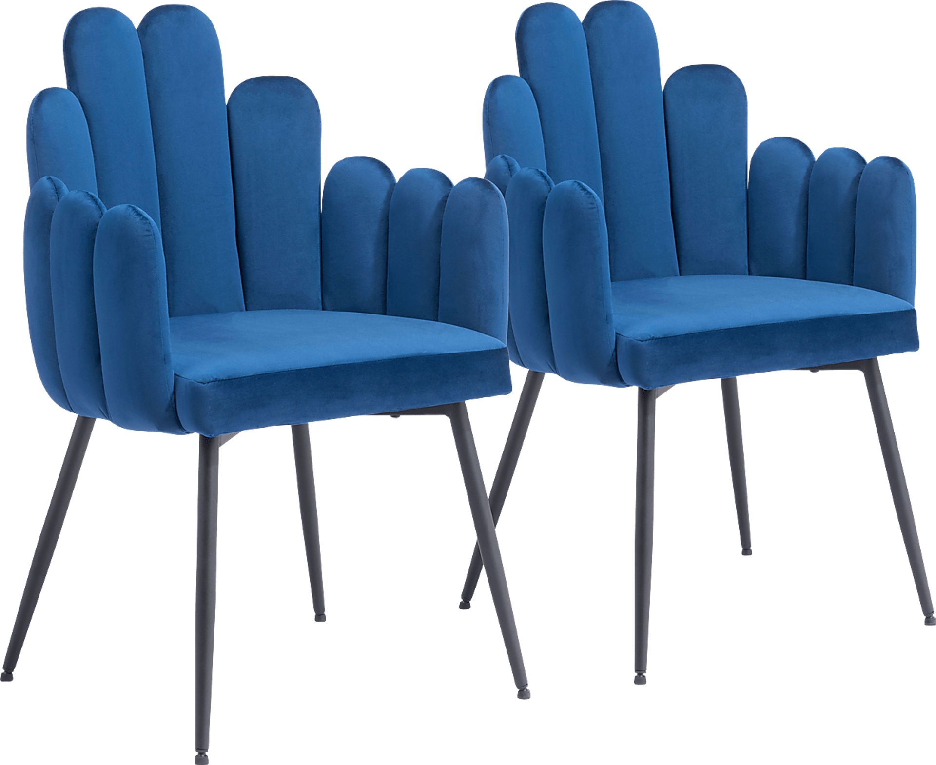 Bielo Blue Side Chair, Set of 2 - Image 1