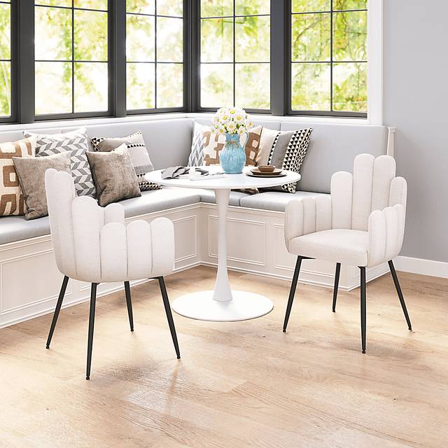 Bielo White Side Chair, Set of 2 - Thumbnail - Image 2