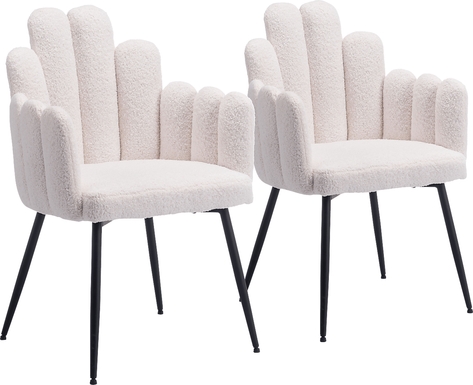 Bielo White Side Chair, Set of 2