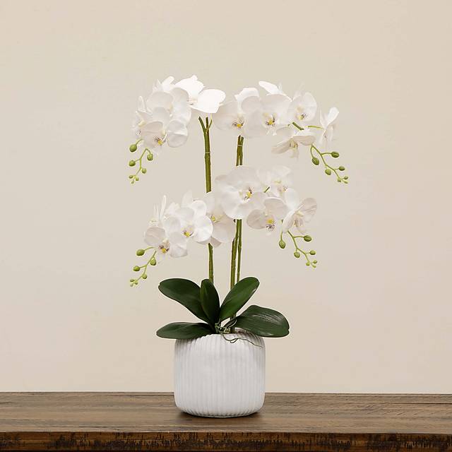 Bierer White Silk Floral - Thumbnail - Image 5