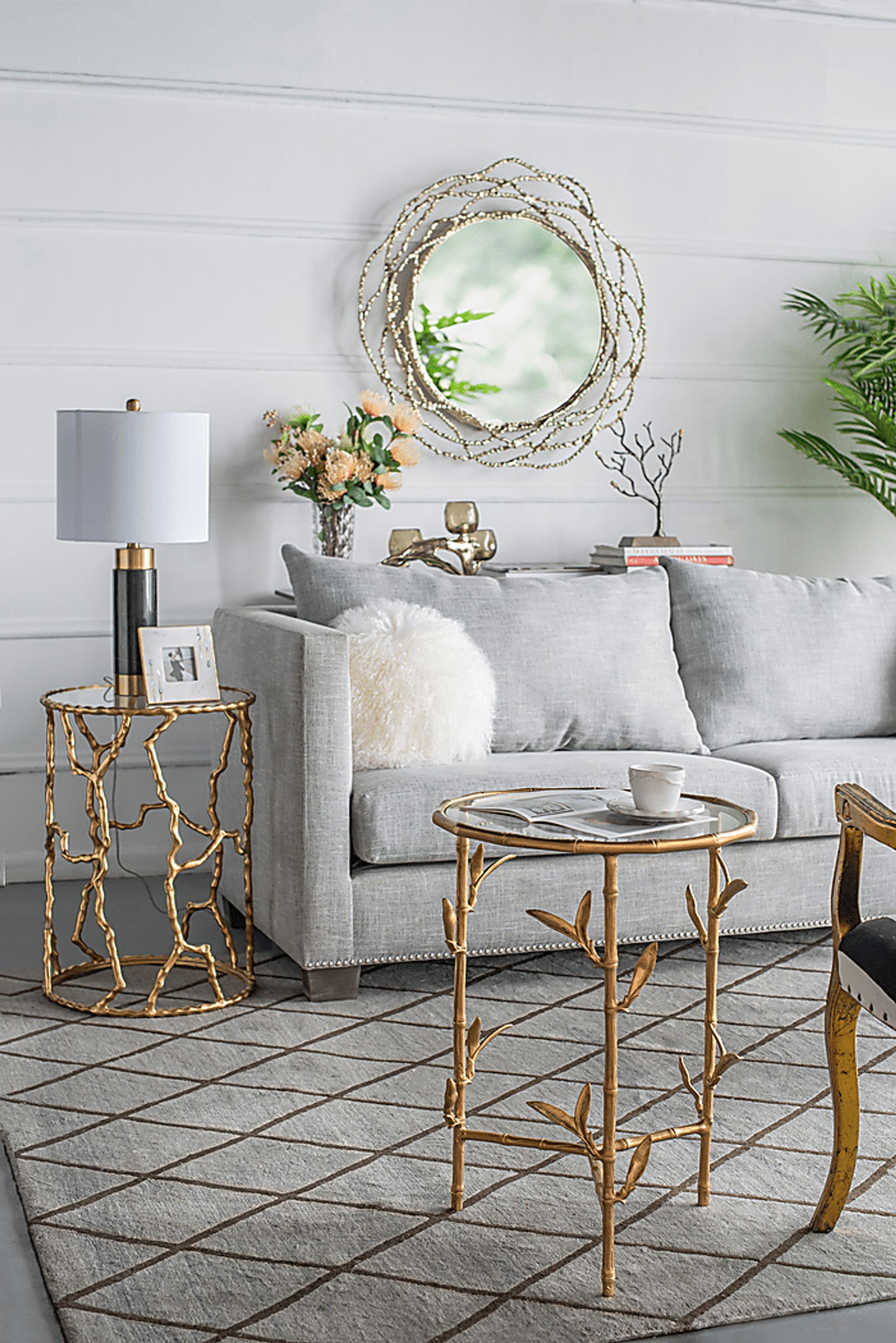 Biering Brass Side Table - Image 4