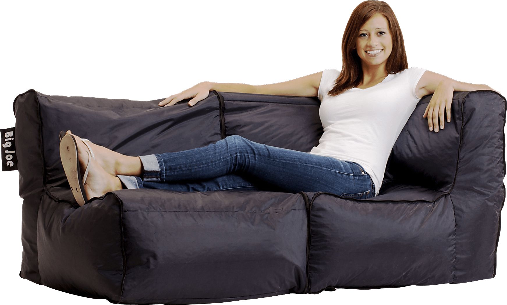 Big Joe Black Synthetic Bean Bag - Rooms To Go