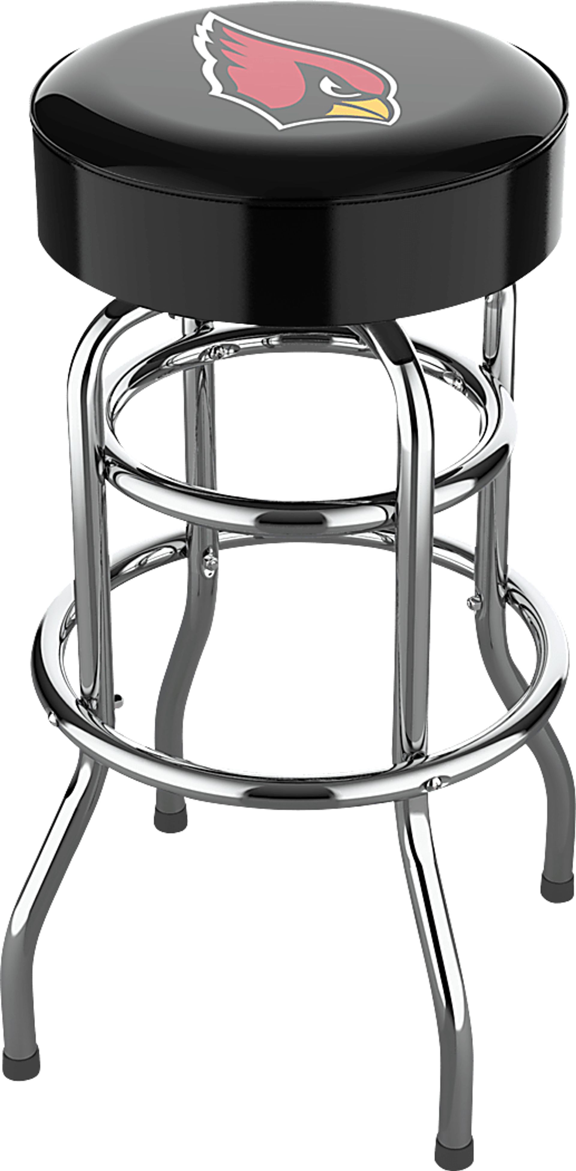 Big Team Arizona Cardinals Black Barstool - Image 1