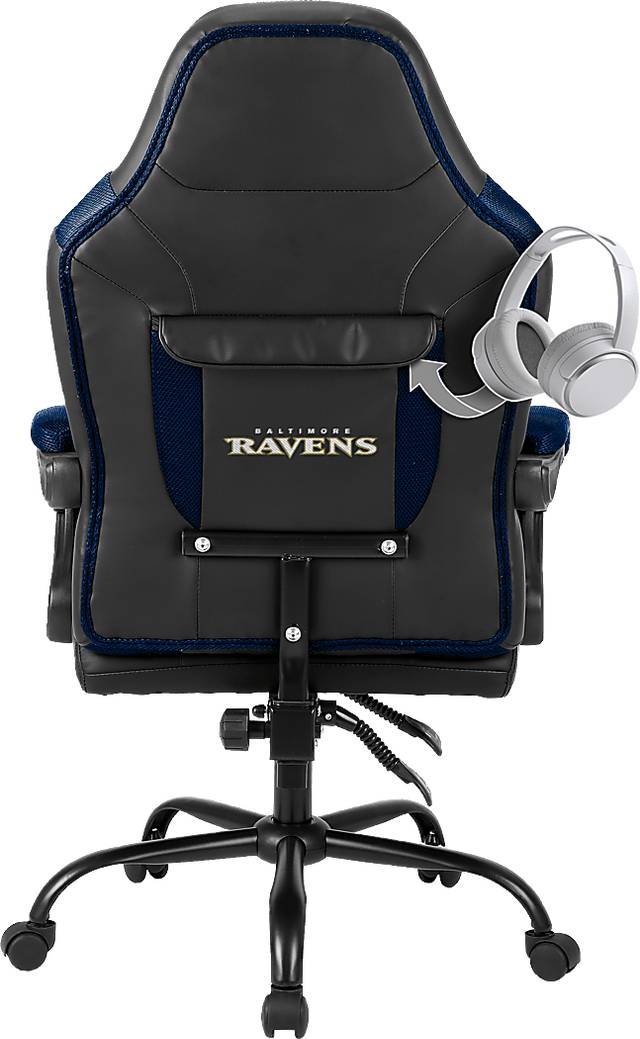 Big Team Baltimore Ravens Navy Office Chair - Thumbnail - Image 3